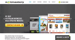 Desktop Screenshot of netmastery.com.au