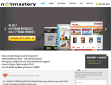 Tablet Screenshot of netmastery.com.au